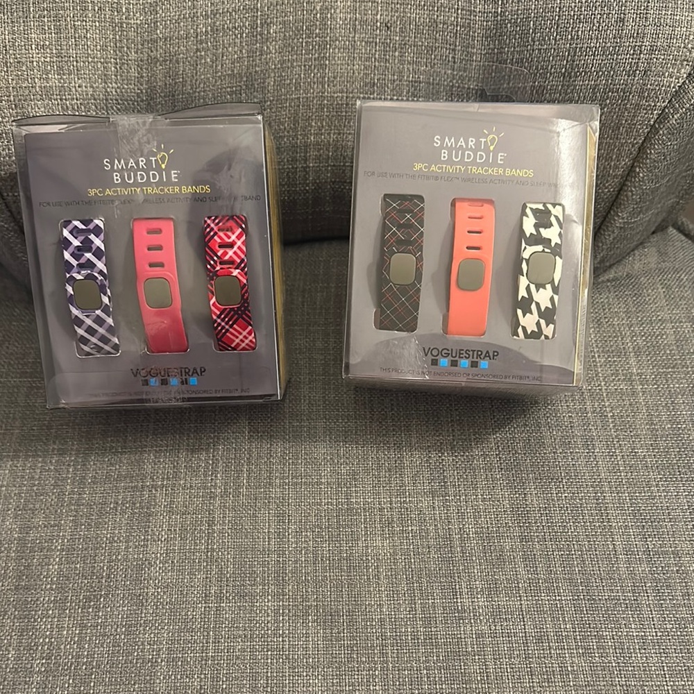 Smart Buddie VogueStrap Activity Tracker Bands Set Of 2